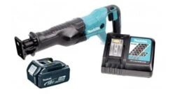 Makita DJR186RT 18V Li-Ion Accu Reciprozaag Set (1x 5.0Ah Accu) In Koffer - Snelwissel - Variabel