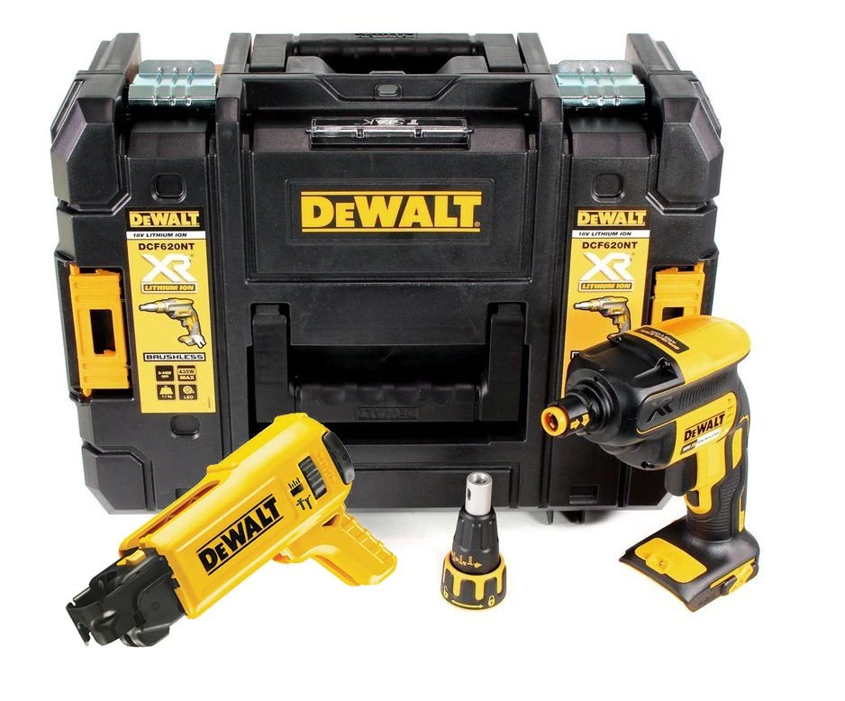 DeWalt DCF620D2K 18V Li-Ion Accu Gipsschroefmachine / Bandschroefmachine Set (2x 2.0Ah Accu) In TSTAK - Koolborstelloos - 25-57mm - DCF620D2K-QW 2 DeWalt DCF620D2K 18V Li-Ion Accu Gipsschroefmachine / Bandschroefmachine Set (2x 2.0Ah Accu) In TSTAK - Koolborstelloos - 25-57mm - DCF620D2K-QW - Afbeelding 2