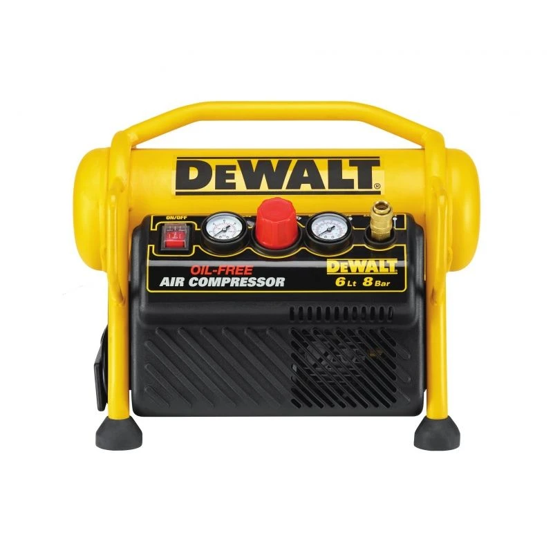 DeWalt DPC6MRC Draagbare Compressor - 6L - 8 Bar - Euro - DPC6MRC-QS 2 DeWalt DPC6MRC Draagbare Compressor - 6L - 8 Bar - Euro - DPC6MRC-QS - Afbeelding 2