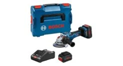 Bosch GWS 18V-15 PSC 18V Li-ion Accu Haakse Slijper Set (2x 8.0Ah) In L-Boxx + CoMo - 125 Mm