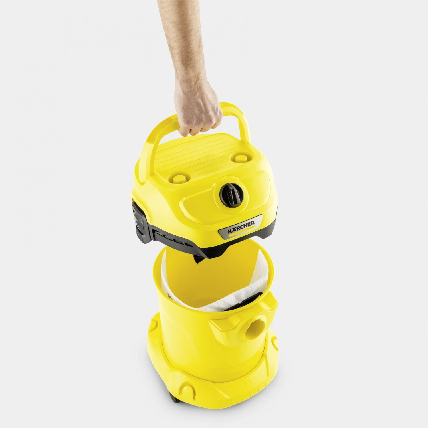 Karcher Kärcher WD 2 Plus V-12/4/18 Nat- En Droogzuiger - 1000W 2 Karcher Kärcher WD 2 Plus V-12/4/18 Nat- En Droogzuiger - 1000W - Afbeelding 2