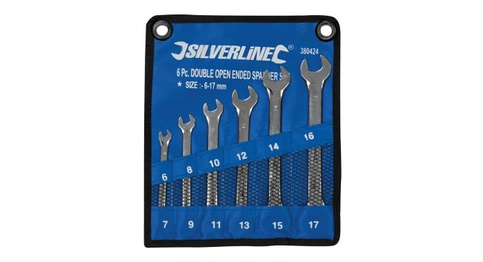 Silverline 380424 6-delige Steeksleutelset - 6-17mm 1 Silverline 380424 6-delige Steeksleutelset - 6-17mm
