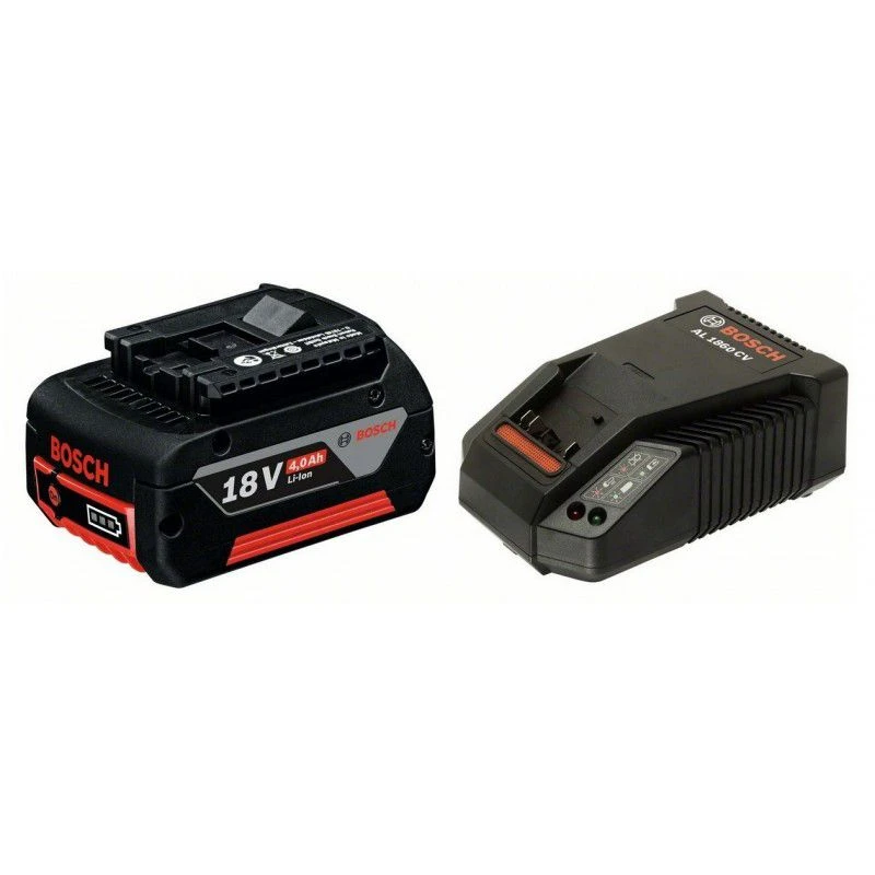 Bosch 1600Z00043 18V Li-Ion Accu Starterset (1x 4.0Ah) + Lader 1 Bosch 1600Z00043 18V Li-Ion Accu Starterset (1x 4.0Ah) + Lader