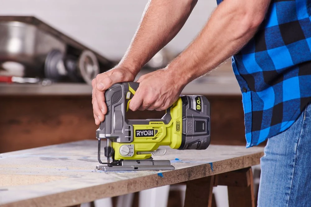 Ryobi R18JS7 18V Li-Ion Accu Decoupeerzaag Body - 25mm - Koolborstelloos 2 Ryobi R18JS7 18V Li-Ion Accu Decoupeerzaag Body - 25mm - Koolborstelloos - Afbeelding 2