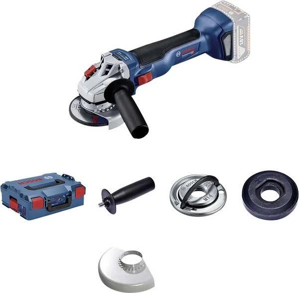 Bosch GWS 18V-10 18V Li-Ion Accu Haakse Slijper Set (2x 4,0Ah) In L-Boxx - 125mm - Koolborstelloos 1 Bosch GWS 18V-10 18V Li-Ion Accu Haakse Slijper Set (2x 4,0Ah) In L-Boxx - 125mm - Koolborstelloos