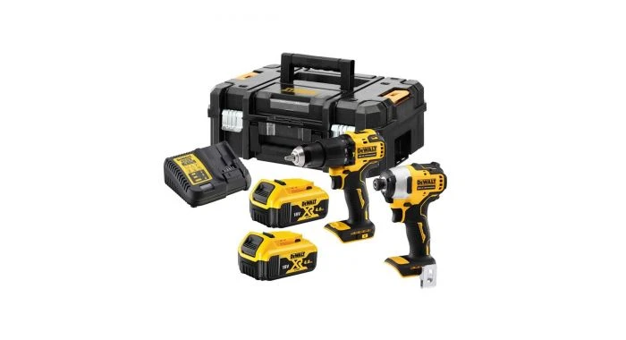 DeWalt DCK2062M2T 18V Li-Ion Accu Combiset (2x 4,0Ah Accu) In TSTAK 1 DeWalt DCK2062M2T 18V Li-Ion Accu Combiset (2x 4,0Ah Accu) In TSTAK