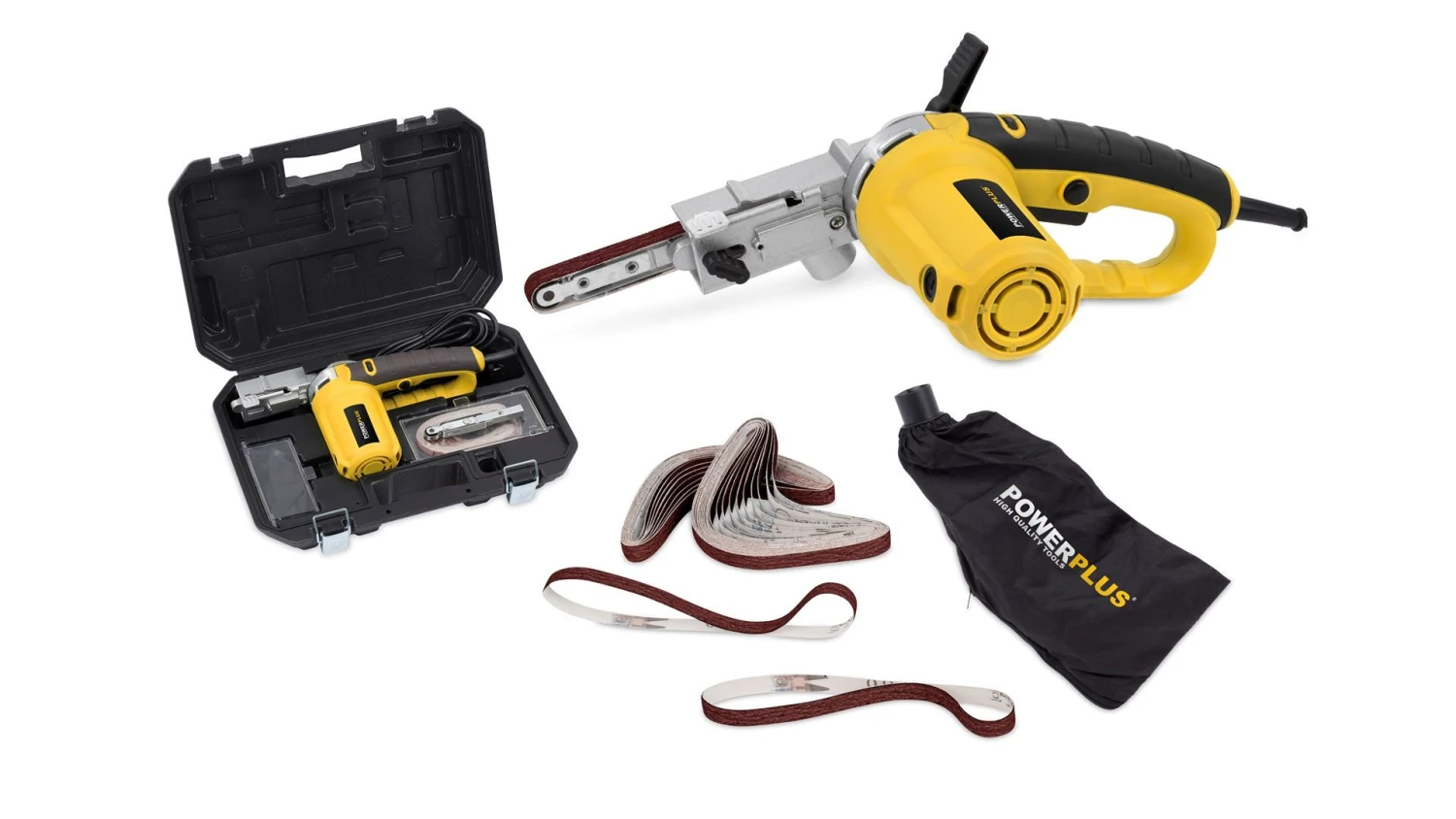 Powerplus POWX139 Stripschuurmachine In Koffer - 400W 1 Powerplus POWX139 Stripschuurmachine In Koffer - 400W