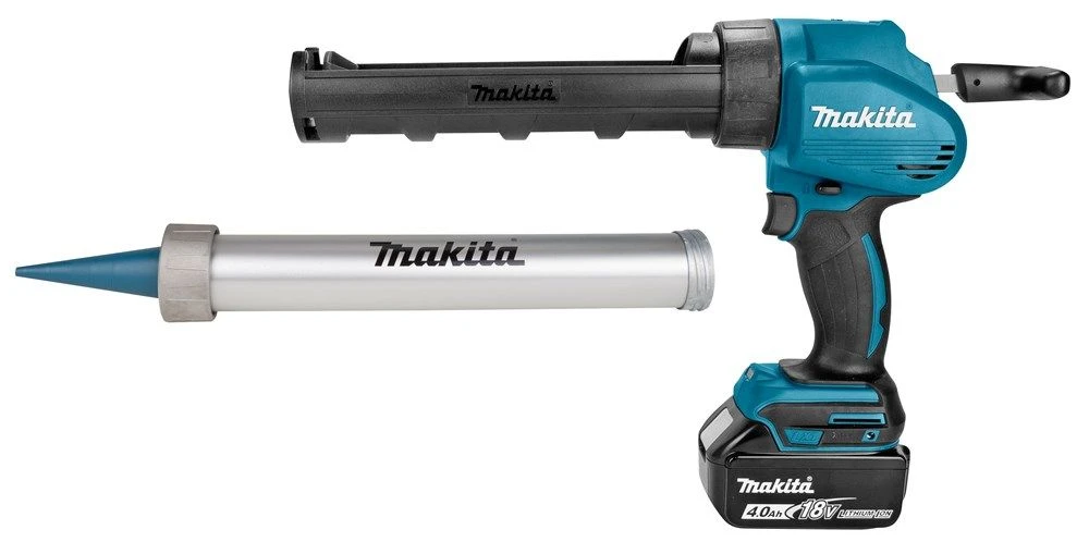 Makita DCG180RMEX 18V Li-Ion Accu Lijm- En Kitspuit Set (2x 4.0Ah Accu) Incl. Kokerhouder- En Worsthouder In Koffer 1 Makita DCG180RMEX 18V Li-Ion Accu Lijm- En Kitspuit Set (2x 4.0Ah Accu) Incl. Kokerhouder- En Worsthouder In Koffer