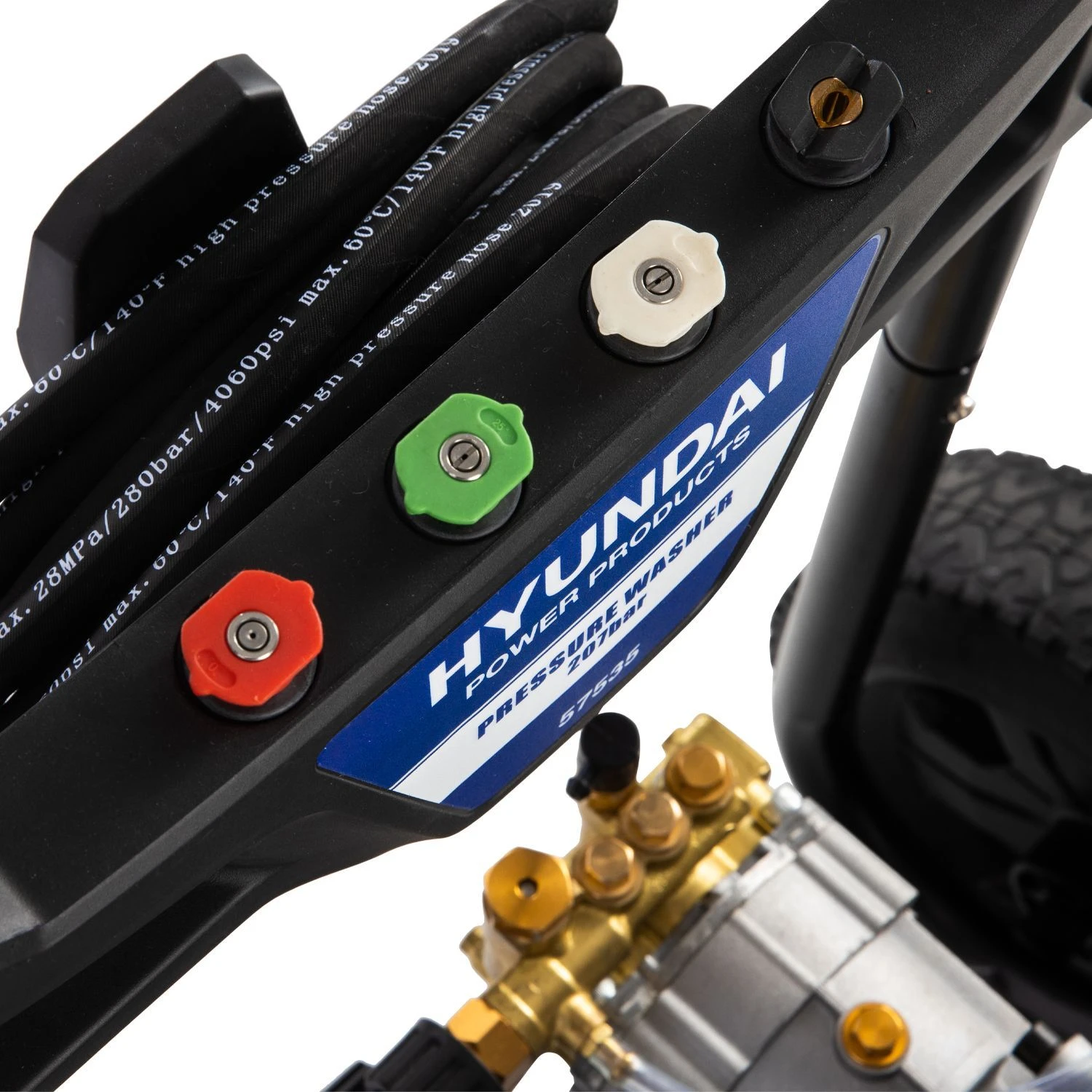 Hyundai 57535 Benzine Hogedrukreiniger Koud Water - 4-takt - 207 Bar 6 Hyundai 57535 Benzine Hogedrukreiniger Koud Water - 4-takt - 207 Bar - Afbeelding 6