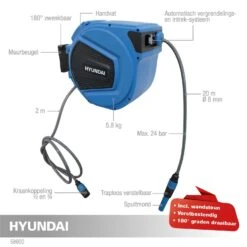 Hyundai 58600 Wandslangenbox - 8mm X 20m 11 Hyundai 58600 Wandslangenbox - 8mm X 20m -Home gereedschap 543d2094b1441b8c482a5afbc4a3bab9