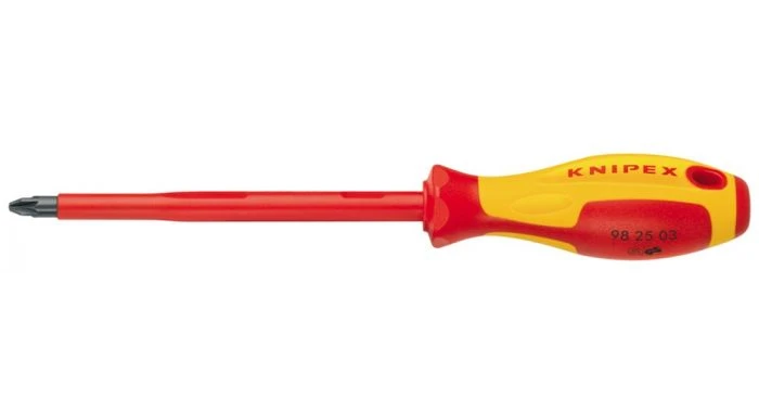 Knipex 98 25 02 Schroevendraaier - Pozidriv - PZ2 X 100mm 1 Knipex 98 25 02 Schroevendraaier - Pozidriv - PZ2 X 100mm