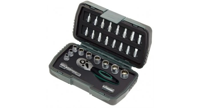 Brüder Mannesmann 29185 28-delige Multilock Dop- En Bitset - PH/PZ/SL/TX 1/4'' 1 Brüder Mannesmann 29185 28-delige Multilock Dop- En Bitset - PH/PZ/SL/TX 1/4''