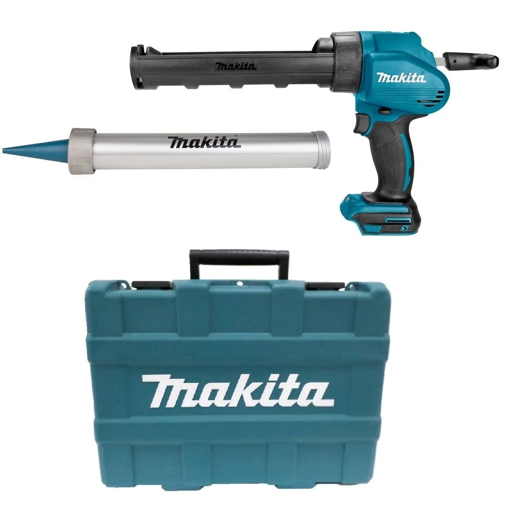 Makita DCG180RMEX 18V Li-Ion Accu Lijm- En Kitspuit Set (2x 4.0Ah Accu) Incl. Kokerhouder- En Worsthouder In Koffer 2 Makita DCG180RMEX 18V Li-Ion Accu Lijm- En Kitspuit Set (2x 4.0Ah Accu) Incl. Kokerhouder- En Worsthouder In Koffer - Afbeelding 2