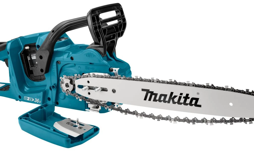 Makita DUC355PG4J 2x18V Li-Ion Accu Kettingzaag Set (4x 6,0Ah) Incl. Mbox - 35cm - Koolborstelloos 19 Makita DUC355PG4J 2x18V Li-Ion Accu Kettingzaag Set (4x 6,0Ah) Incl. Mbox - 35cm - Koolborstelloos - Afbeelding 19