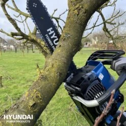 Hyundai 57258 Benzine Kettingzaag - 2-takt - 38cc - 350 Mm -Home gereedschap 6083b81d44d75352ccce706745c0486a