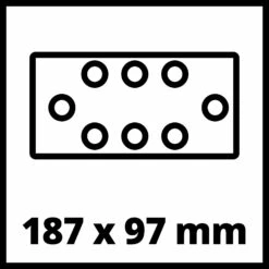 Einhell TC-OS 18/187 Li Solo 18V Li-Ion Accu Vlakschuurmachine Body - 187 X 90 Mm -Home gereedschap 6c4e81e521c240e93f0e35fb33bad83e