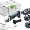 Festool AGC 18-125 5,0 EBI-Plus 18V Li-Ion Accu Haakse Slijper Set (2x 5,0) In Systainer - 577700 - 577700