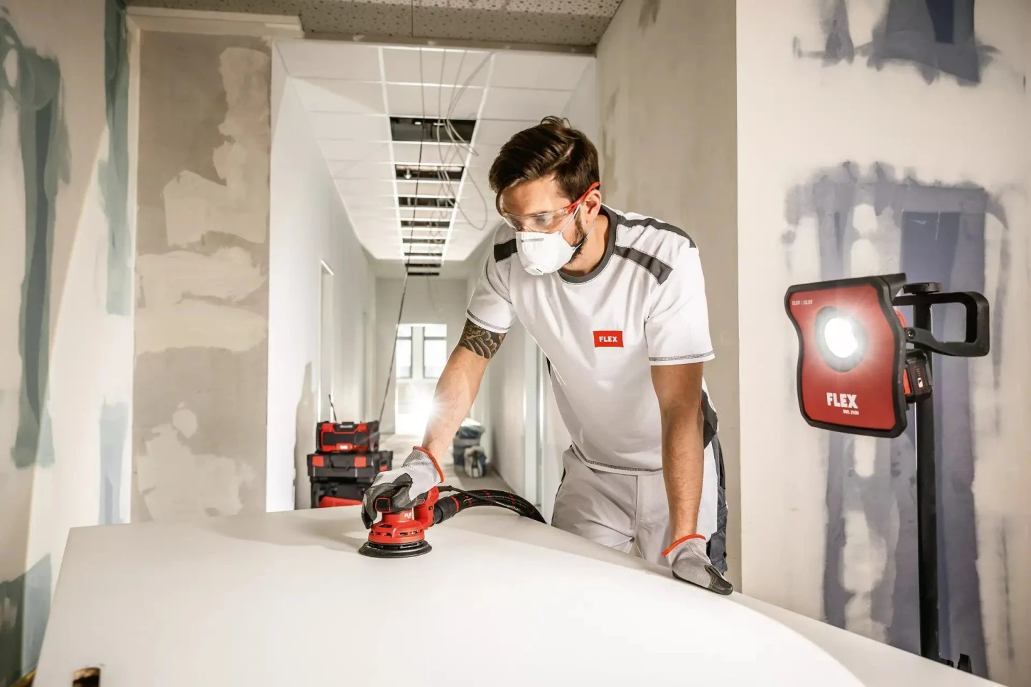 Flex ORE 3-150 EC Excentrische Schuurmachine Met Toerentalregeling - 150 Mm 4 Flex ORE 3-150 EC Excentrische Schuurmachine Met Toerentalregeling - 150 Mm - Afbeelding 4