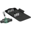 Wera 05057474001 9-delige Kraftform Kompakt 400 RA Set Imperial 2 Bitschroevendraaierset - 1/4"