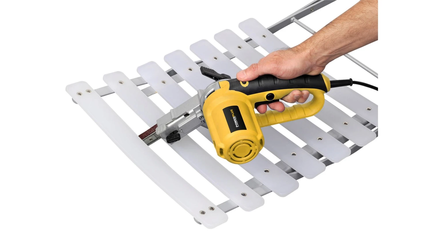 Powerplus POWX139 Stripschuurmachine In Koffer - 400W 12 Powerplus POWX139 Stripschuurmachine In Koffer - 400W - Afbeelding 12