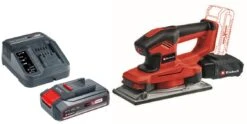Einhell TE-OS 18/230 Li 18V Li-Ion Accu Vlakschuurmachine Set (met 2.5Ah Accu Starterset)