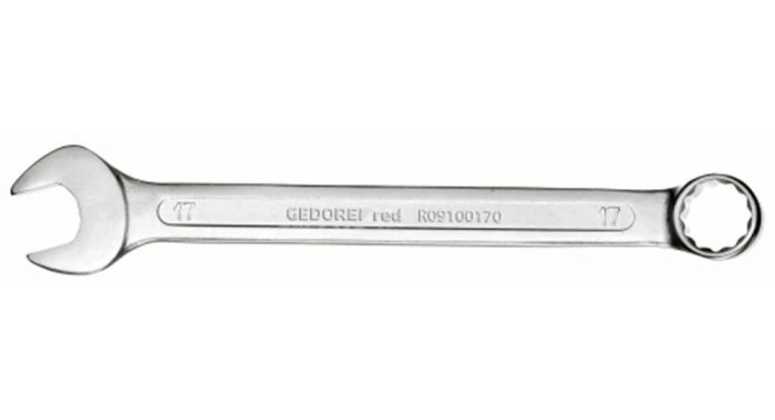 Gedore RED R09100180 Ring-/steeksleutel - Afgebogen - 18 X 220mm - 3300974 1 Gedore RED R09100180 Ring-/steeksleutel - Afgebogen - 18 X 220mm - 3300974