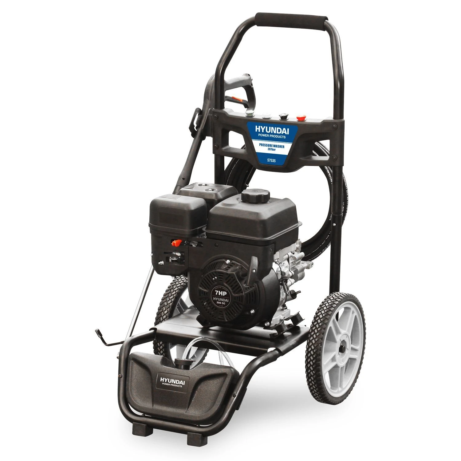 Hyundai 57535 Benzine Hogedrukreiniger Koud Water - 4-takt - 207 Bar 1 Hyundai 57535 Benzine Hogedrukreiniger Koud Water - 4-takt - 207 Bar