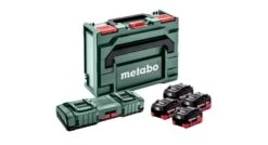 Metabo 685143000 18V Li-Ion Accu Starterset (4x LiHD 10Ah) + Duolader ASC 145 In MetaBOX