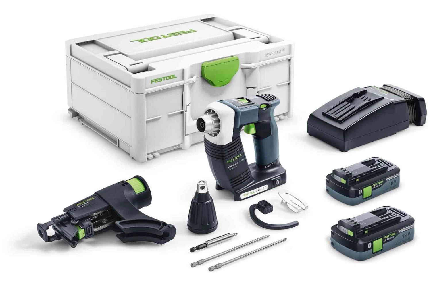 Festool DURADRIVE DWC 18-2500 HPC4,0 I-Plus 18V Li-Ion Accu Bandschroefmachine Set (2x4,0Ah) In Systainer - 18Nm - 55mm - Koolborstelloos - 576498 5 Festool DURADRIVE DWC 18-2500 HPC4,0 I-Plus 18V Li-Ion Accu Bandschroefmachine Set (2x4,0Ah) In Systainer - 18Nm - 55mm - Koolborstelloos - 576498 - Afbeelding 5