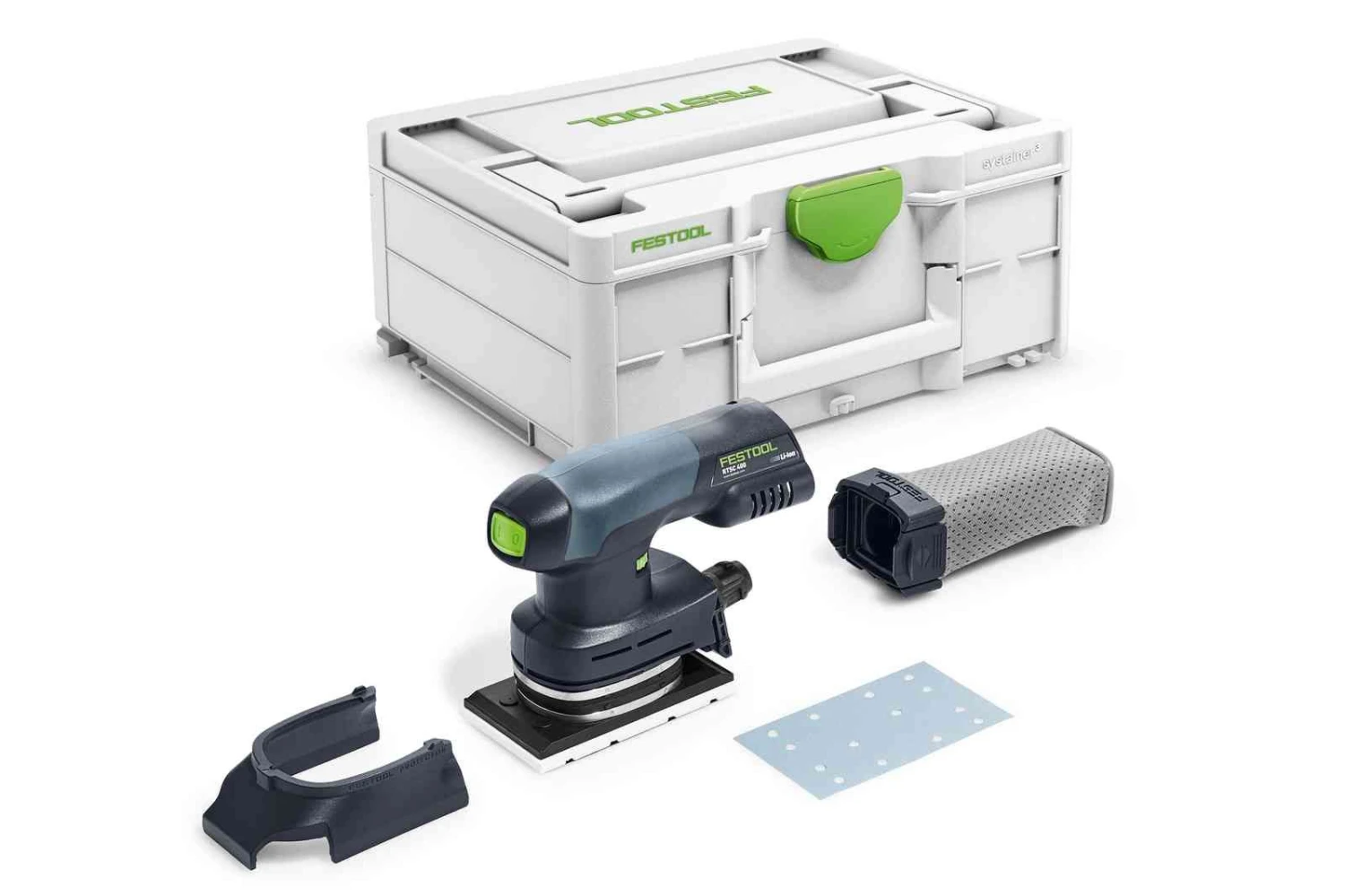 Festool RTSC 400-Basic 18V Li-Ion Accu Vlakschuurmachine Body - 80 X 130mm - Koolborstelloos - 576347 1 Festool RTSC 400-Basic 18V Li-Ion Accu Vlakschuurmachine Body - 80 X 130mm - Koolborstelloos - 576347