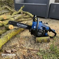 Hyundai 57258 Benzine Kettingzaag - 2-takt - 38cc - 350 Mm -Home gereedschap a9c4dc18300e32355351b2aac43faa55