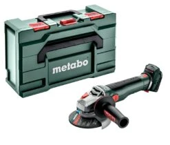 Metabo WB 18 LT BL 11-125 Quick 18V Li-ion Accu Haakse Slijper Set (2x 8.0 LiHD Ah) In MetaBox -Home gereedschap ad7898f7a63ba5a9ec6b9c823735f143