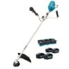 Makita UR012GT401 XGT 2x40V Max Li-Ion Accu Bosmaaier Set (4x 5,0Ah) - U-greep - Koolborstelloos