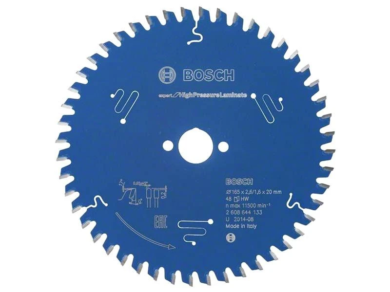 Bosch 2608644133 Expert Cirkelzaagblad - 165 X 20 X 48T - Laminaat / Trespa - Carbide 1 Bosch 2608644133 Expert Cirkelzaagblad - 165 X 20 X 48T - Laminaat / Trespa - Carbide