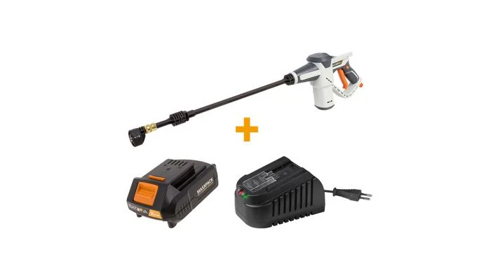 Batavia Nexxforce 18V Accu Hogedrukreiniger Set (1x 2.0Ah Accu) - 7063638 1 Batavia Nexxforce 18V Accu Hogedrukreiniger Set (1x 2.0Ah Accu) - 7063638