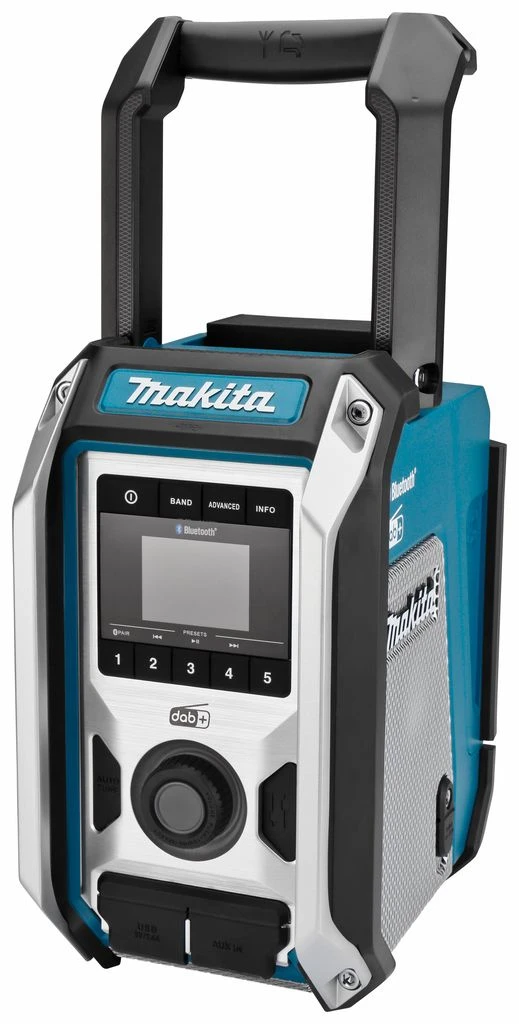 Makita DMR115 10,8-18V Li-Ion Accu Bouwradio - DAB+ - Bluetooth - Werkt Op Netstroom & Accu 1 Makita DMR115 10,8-18V Li-Ion Accu Bouwradio - DAB+ - Bluetooth - Werkt Op Netstroom & Accu