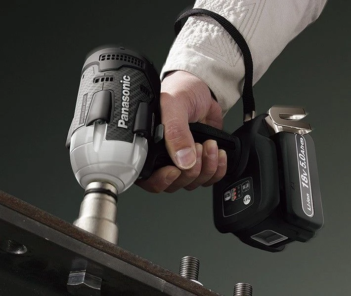 Panasonic EY75A8X 14.4-18V Li-Ion Accu Slagmoersleutel Body - 205Nm - 1/2" - Koolborstelloos 6 Panasonic EY75A8X 14.4-18V Li-Ion Accu Slagmoersleutel Body - 205Nm - 1/2" - Koolborstelloos - Afbeelding 6