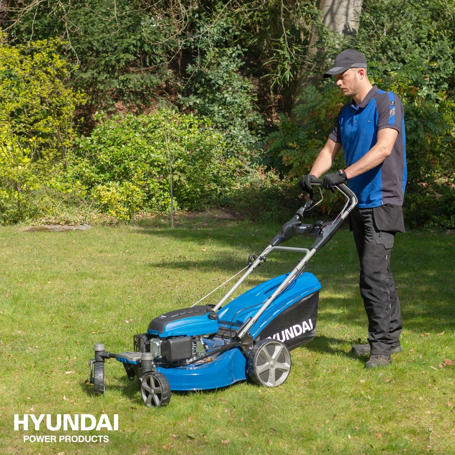 Hyundai 57025 Benzine Grasmaaier - 4-takt - 196cc - 4,2kW 4 Hyundai 57025 Benzine Grasmaaier - 4-takt - 196cc - 4,2kW - Afbeelding 4