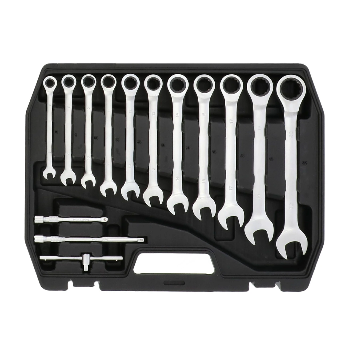 Airpress 75248 54-Delige Doppenset - 1/2'' 1/4'' 4 Airpress 75248 54-Delige Doppenset - 1/2'' 1/4'' - Afbeelding 4