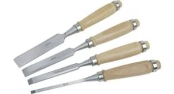 Brüder Mannesmann 609 4-delige Steekbeitelset - 6-24mm