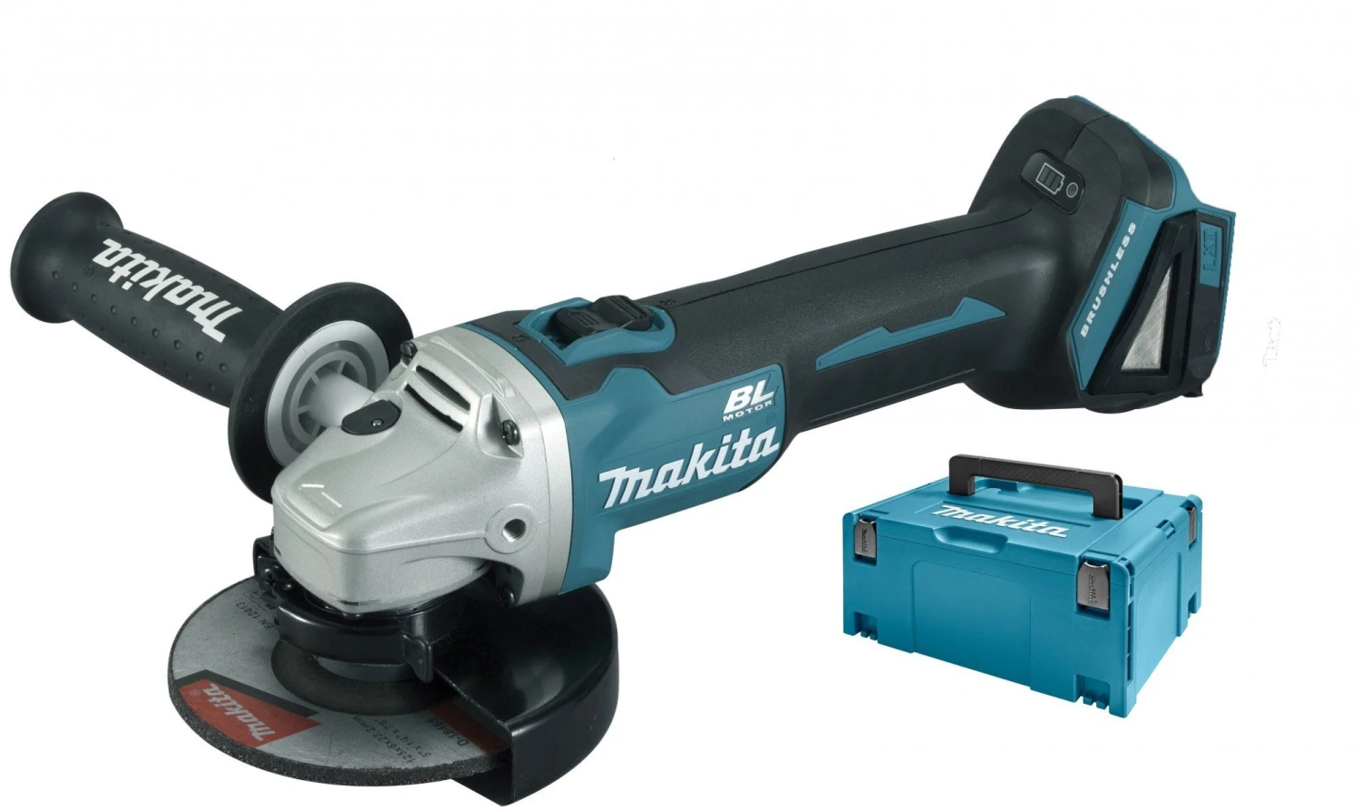 Makita DGA504ZJ 18V Li-Ion Accu Haakse Slijper Body In Mbox - 125mm - Koolborstelloos 1 Makita DGA504ZJ 18V Li-Ion Accu Haakse Slijper Body In Mbox - 125mm - Koolborstelloos