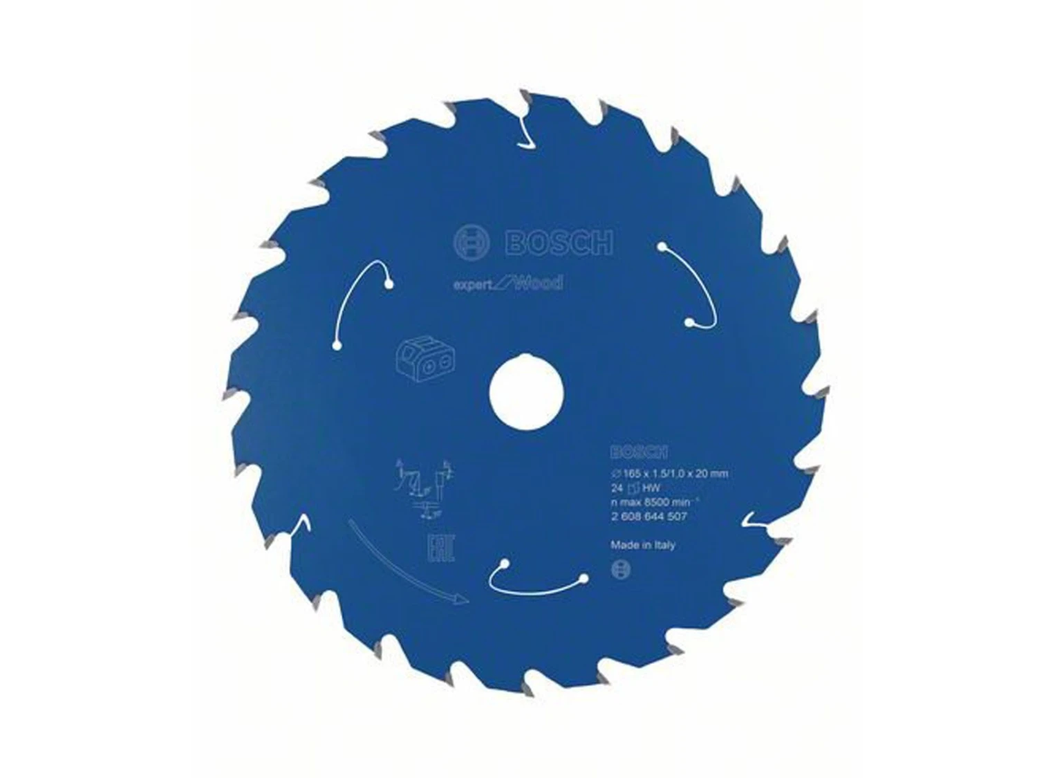 Bosch 2608644507 Cirkelzaagblad Accu Expert - 165 X 20 X 24T - Hout - Carbide 1 Bosch 2608644507 Cirkelzaagblad Accu Expert - 165 X 20 X 24T - Hout - Carbide