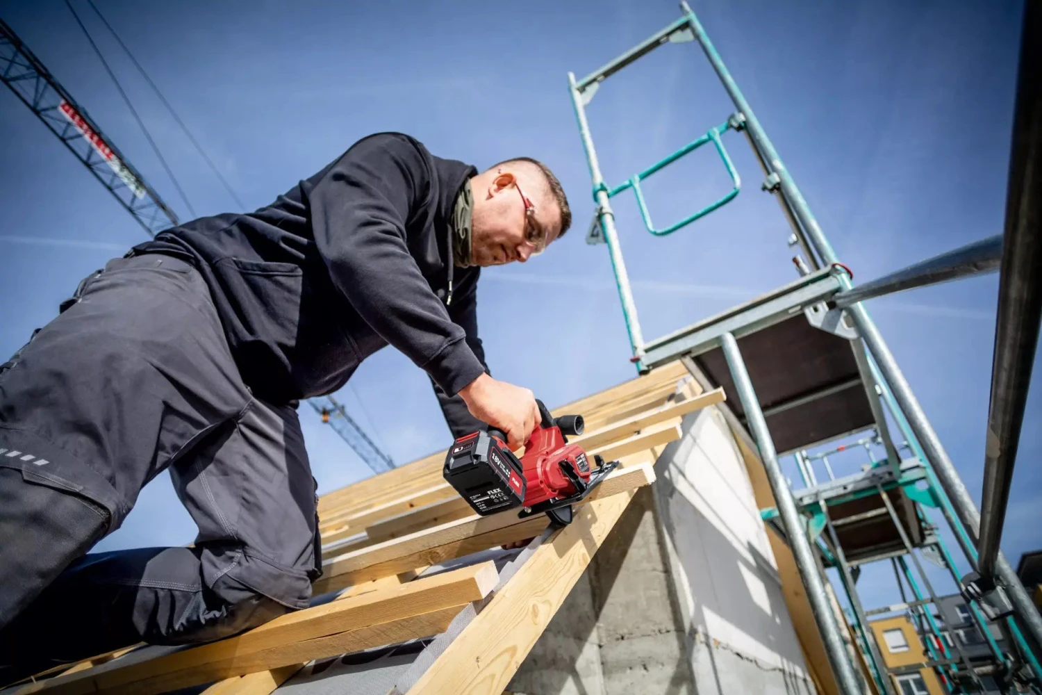 Flex CS 45 18.0-EC C Li-ion Compacte Accu Handcirkelzaag Met Pendelkap Body - 18V 3 Flex CS 45 18.0-EC C Li-ion Compacte Accu Handcirkelzaag Met Pendelkap Body - 18V - Afbeelding 3