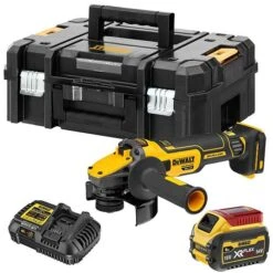 DeWALT DCG409T1 54V Li-ion FlexVolt Accu Haakse Slijper Set (1x 6.0Ah) In TSTAK Koffer - 125mm