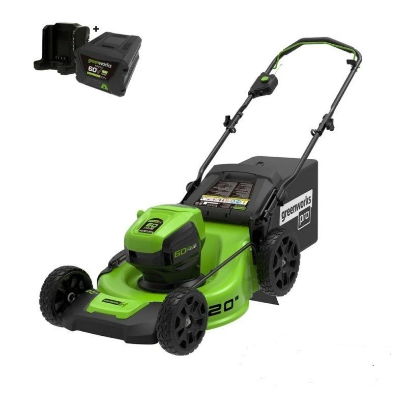 Greenworks GD60LM46SPK4 60V Li-ion Accu Grasmaaier Set (1x 4,0Ah Accu) - Zelfrijdend - 46cm 1 Greenworks GD60LM46SPK4 60V Li-ion Accu Grasmaaier Set (1x 4,0Ah Accu) - Zelfrijdend - 46cm