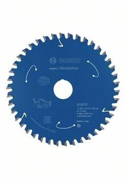 Bosch 2608644539 Cirkelzaagblad Accu Expert - 165 X 20 X 54T - Aluminium - Carbide