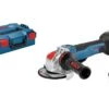 Bosch GWX 18 V-10 PSC 18V Li-Ion Accu X-LOCK Haakse Slijper Body In L-Boxx - 125mm - Variabel - Koolborstelloos - Simply Connected - 06017B0800