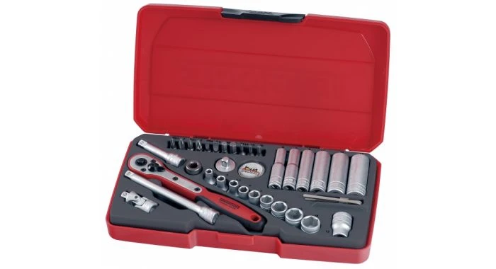 Teng Tools T1436 36-delige Doppenset - 1/4'' 1 Teng Tools T1436 36-delige Doppenset - 1/4''