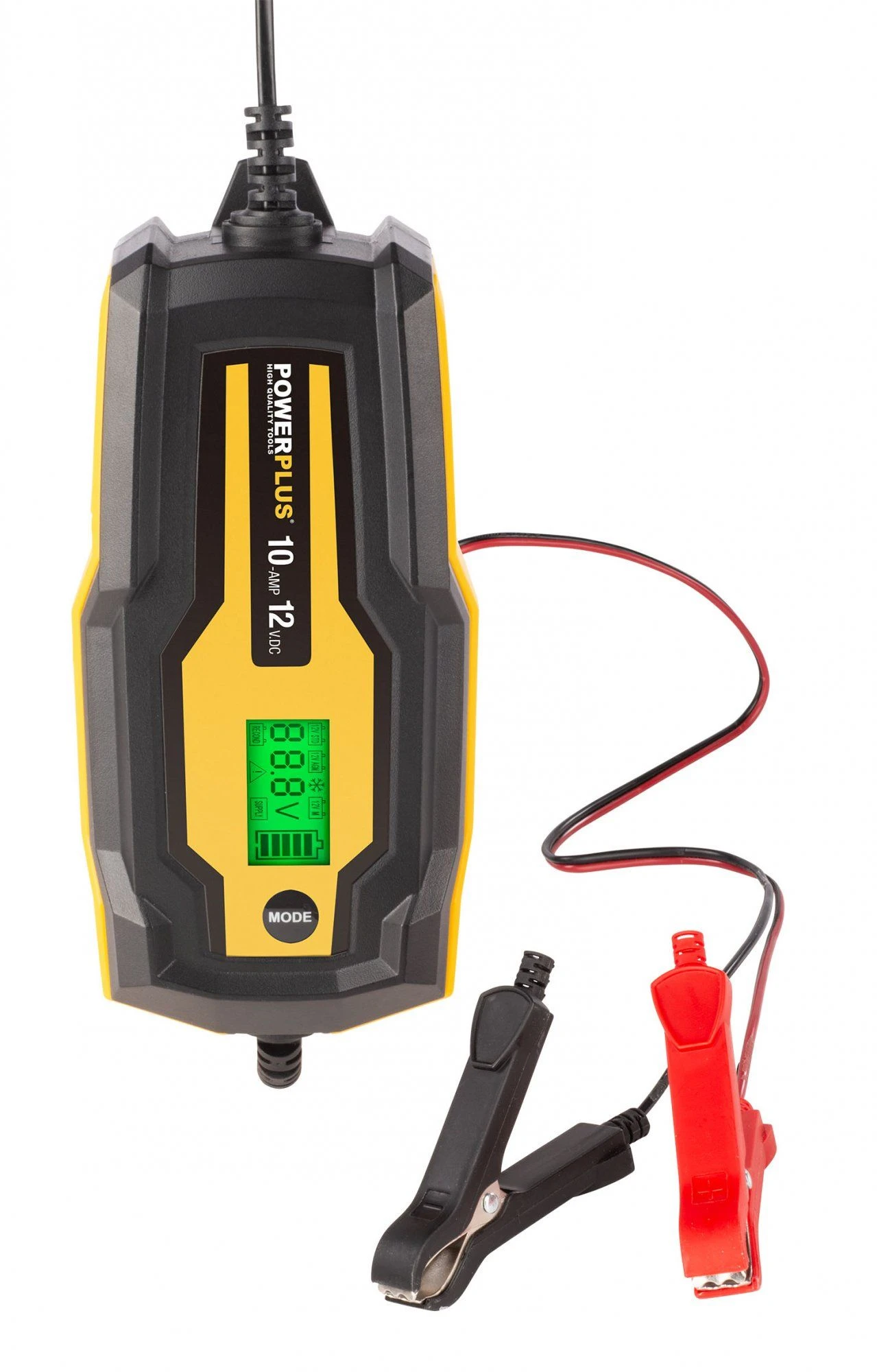 Powerplus POWX4207 Slimme Batterijlader - 160W/10A/200Ah 2 Powerplus POWX4207 Slimme Batterijlader - 160W/10A/200Ah - Afbeelding 2