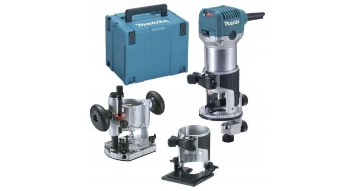 Makita RT0702CX2J Bovenfrees / Kantenfrees / Trimmer In Mbox - 710W - 8mm 1 Makita RT0702CX2J Bovenfrees / Kantenfrees / Trimmer In Mbox - 710W - 8mm